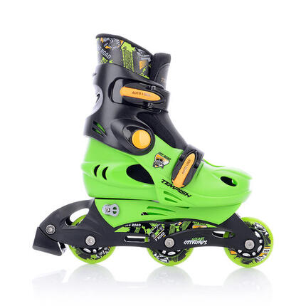 Set de Patines para Bebés Racer - Niños - Ajustable - Verde