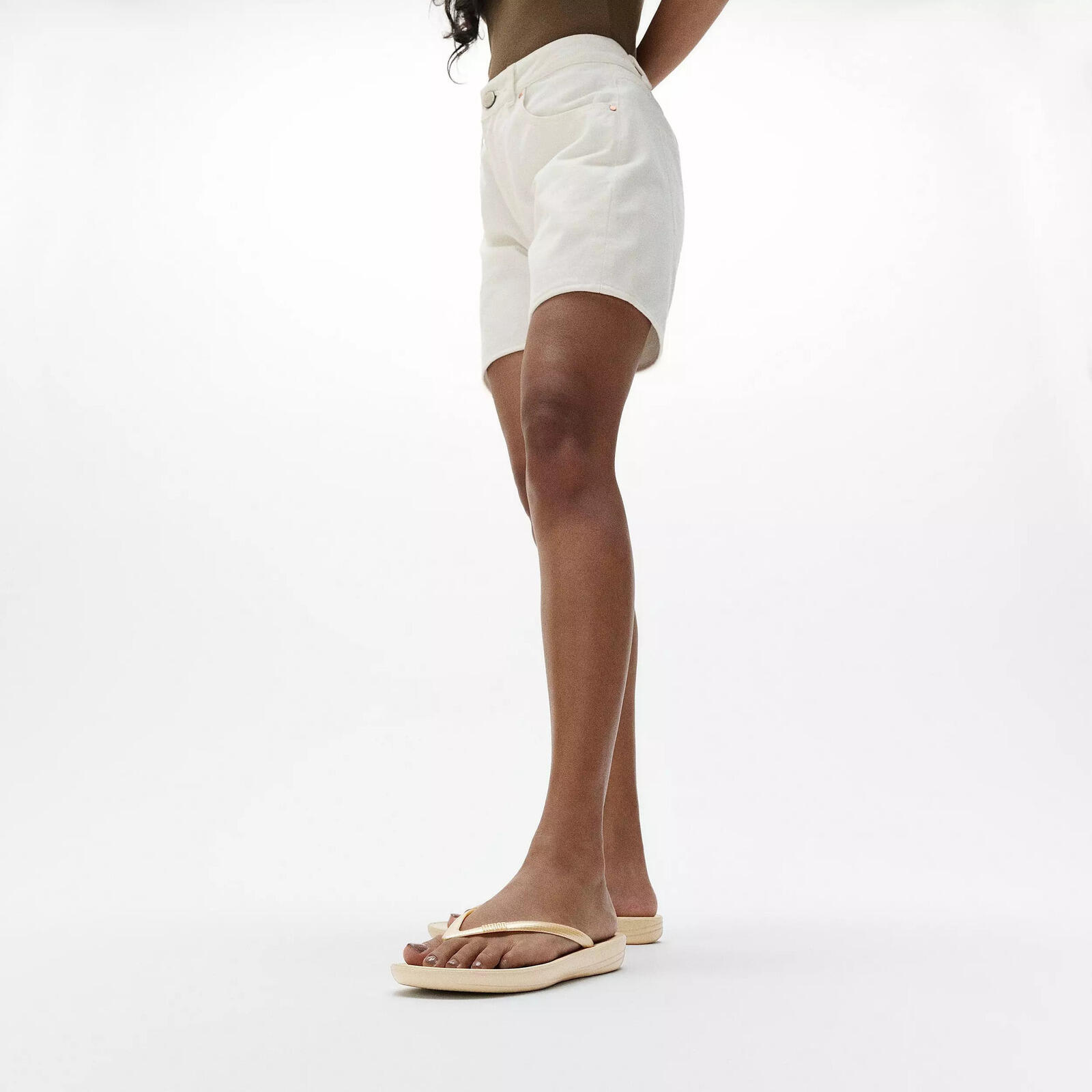 Gifles FITFLOP Women Iqushion Ergonomic Flip-Flops, Beige, Unisexe 5/7