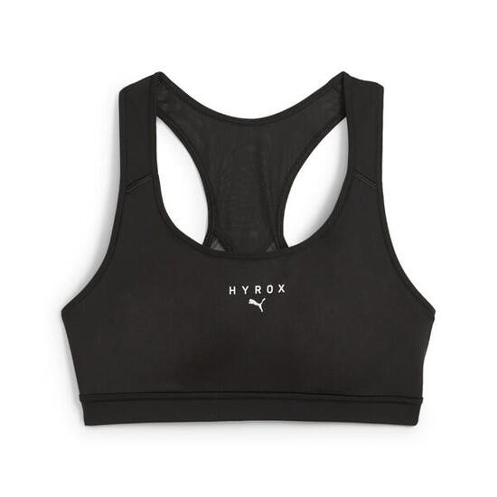 Reggiseno per allenamenti a medio impatto PUMA x HYROX da donna PUMA Black