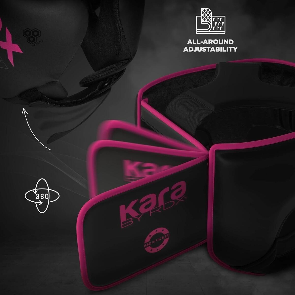 Boxing Head Guard F6 KARA – Matte Pink – M 4/7