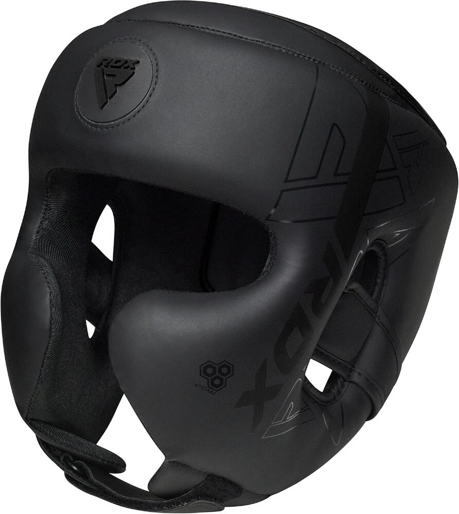 Casque de boxe F6 KARA – Noir mat – L 3/9
