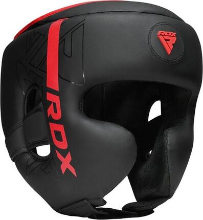 Casque de boxe F6 KARA – Rouge mat – S