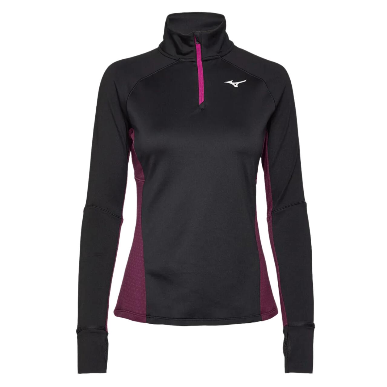 MIZUNO Giacca Mizuno Warmalite Halfzip Donna nera per sci