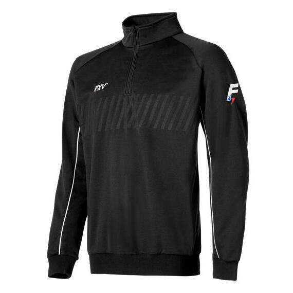 Sweat Pluie De Rugby Force XV Victoire - Noir - Imperméable Et Coupe-vent - Col Montant - Logo Brodé