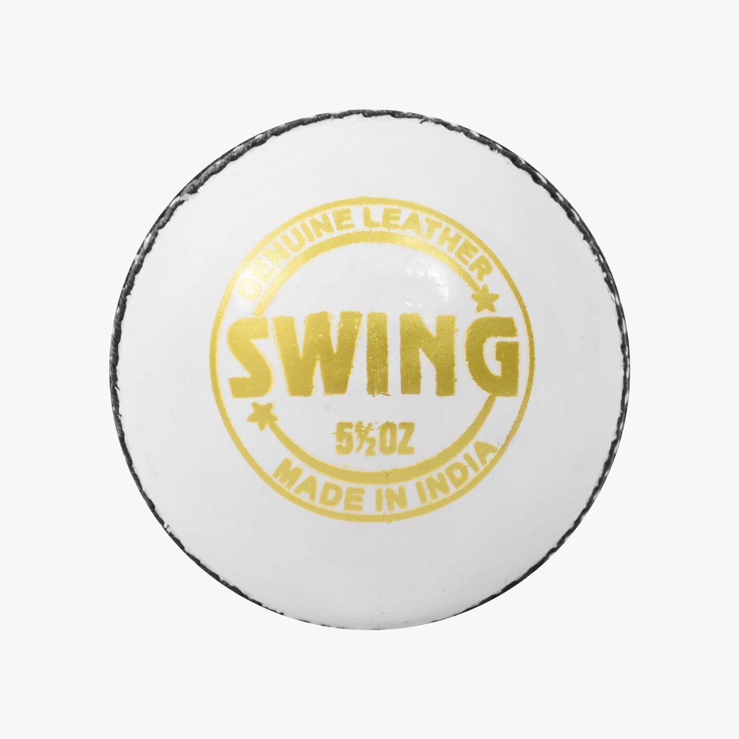 DSC DSC 1500498 Swing Cricketball aus Leder | Farbe: Weiß | Größe: Einheitsgröße