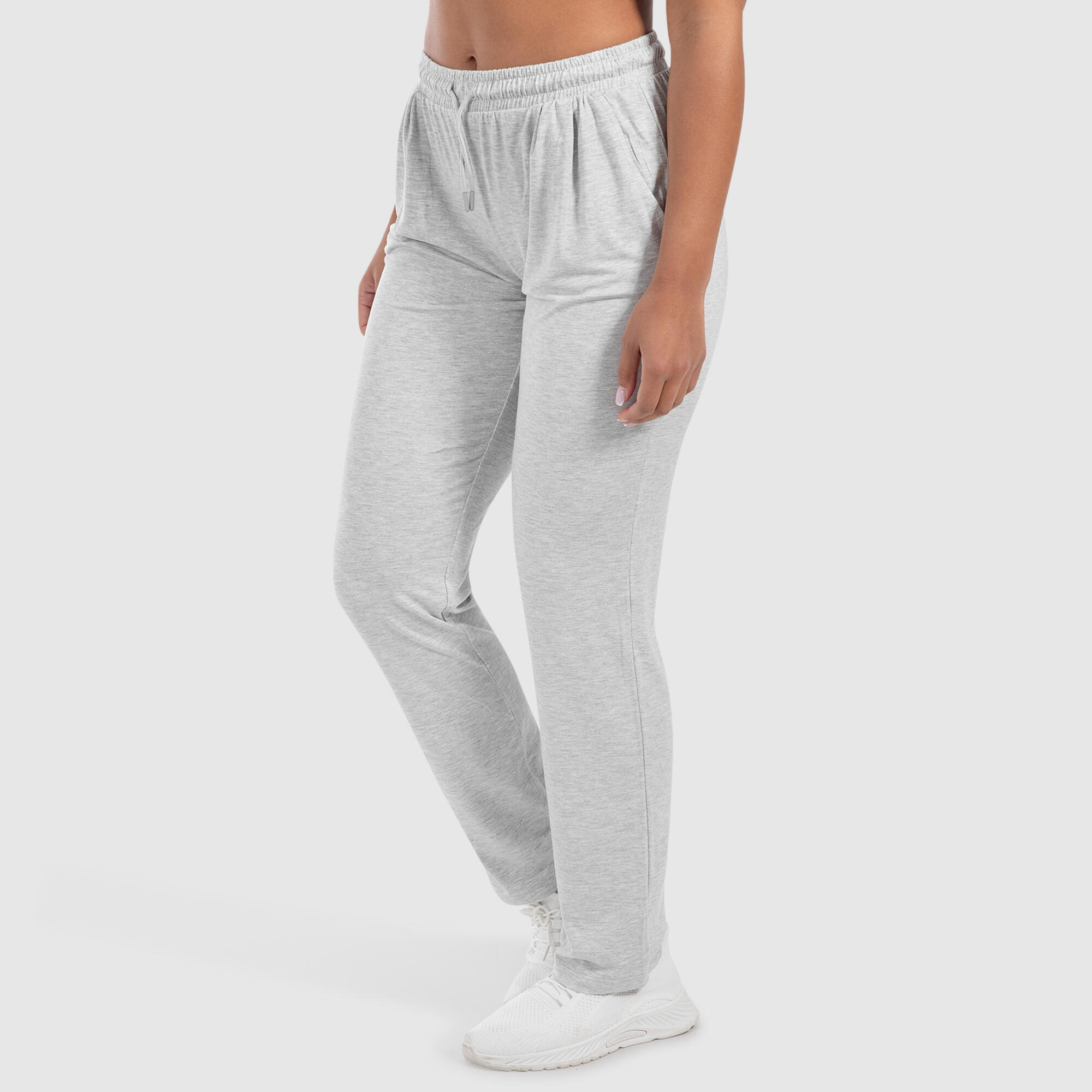Damen Jogginghose Brielle Modal Grau Melange 2/6