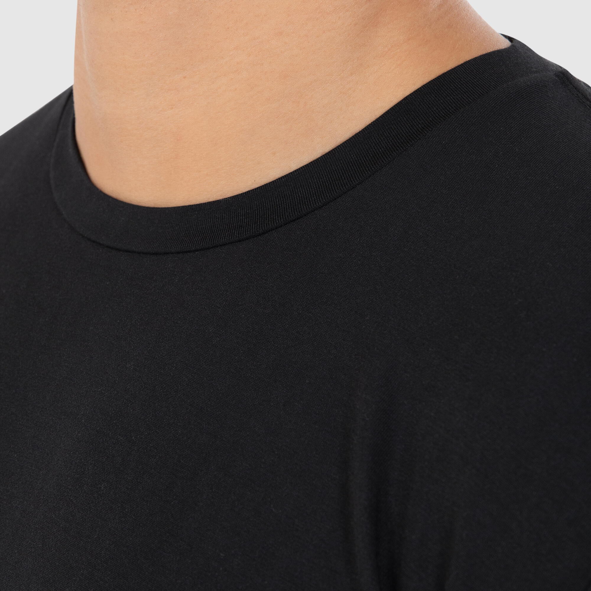 Herren T-Shirt Ilian Modal Schwarz 4/6