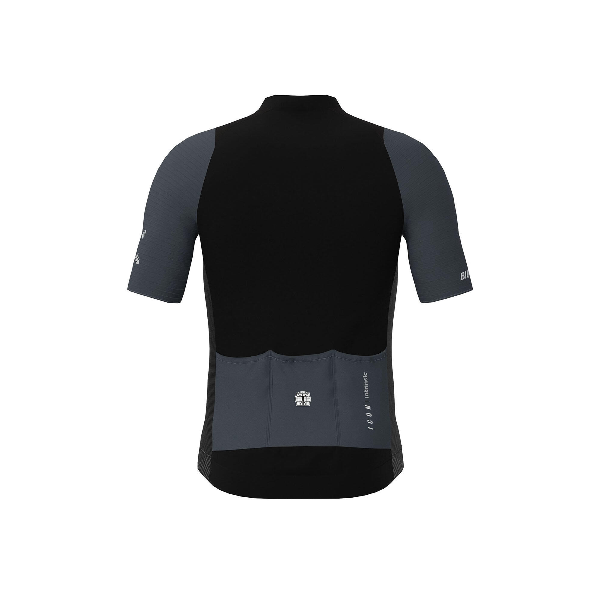 Wielershirt Korte Mouw Kinderen - Icon Black/Anthracite 2/2