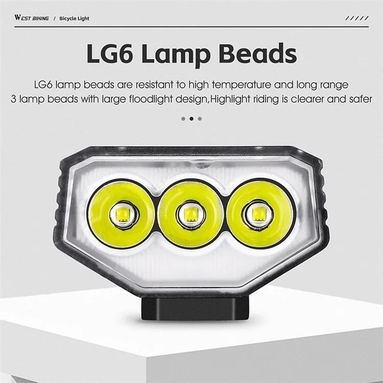 LED-Fahrradlicht, wasserdichter Fahrrad-Frontrohr-Scheinwerfer 5/7