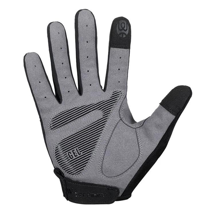 WEST BIKING Reflektierende Anti-Schock-Touchscreen-Fahrradhandschuhe mit vollem 3/7