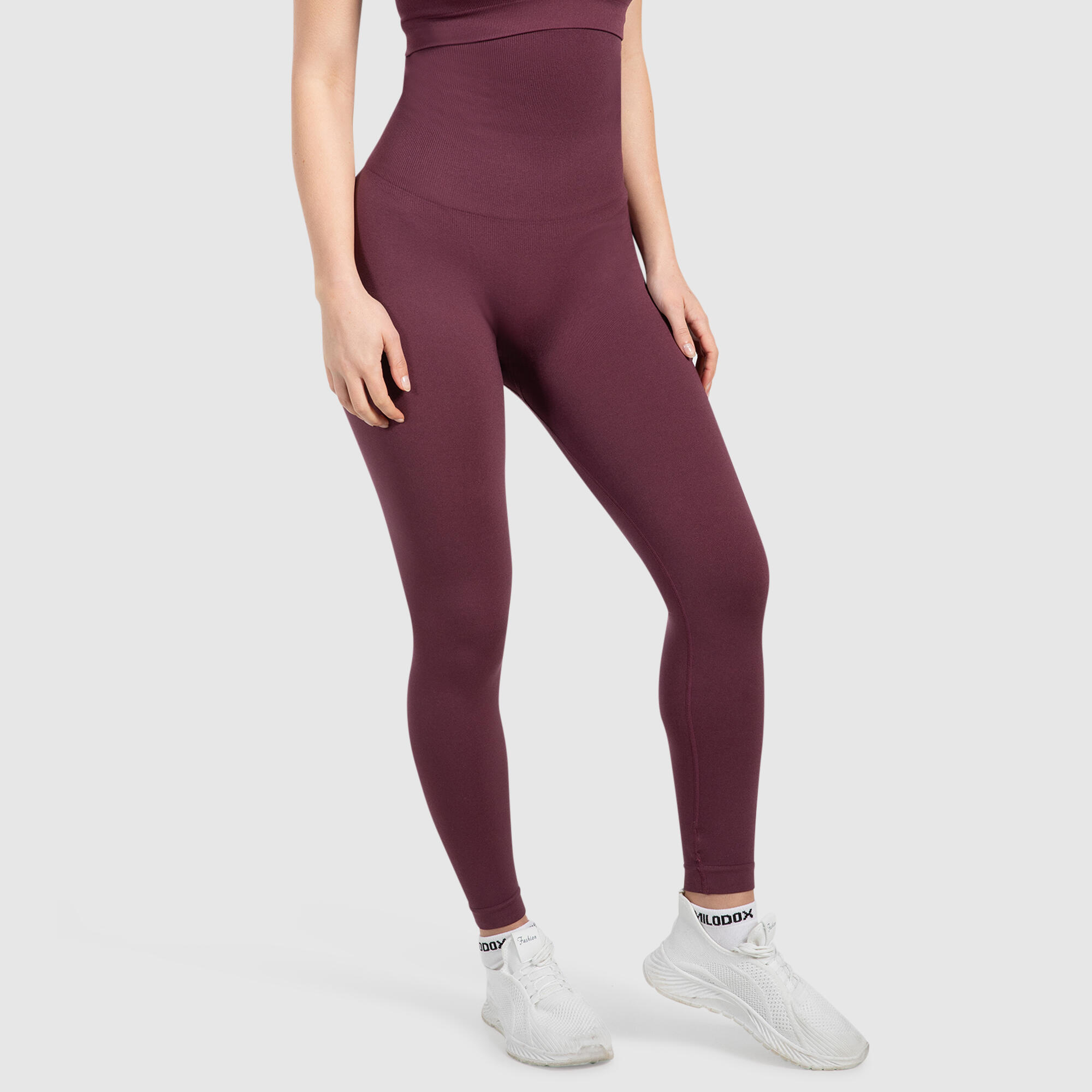 Damen Leggings Lenia Dunkel Lila 2/6