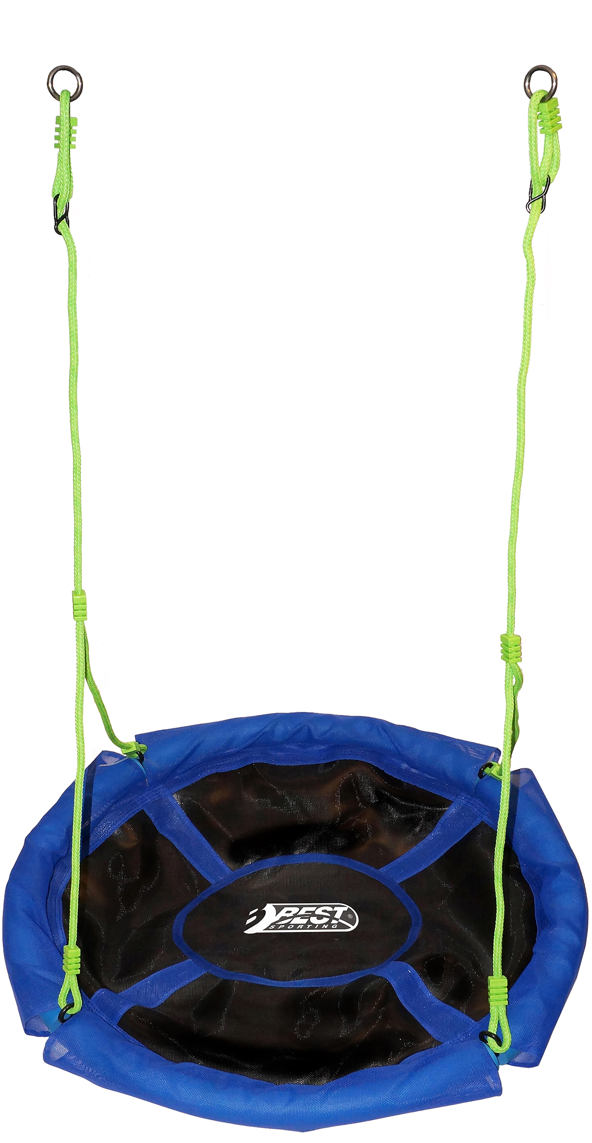 Best Sporting 60101 Nestschaukel blau/schwarz 110 cm 1/2