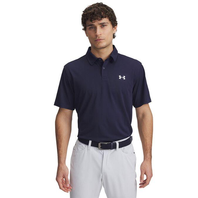 Under Armour T2G Printed-Polo Marine 2/3
