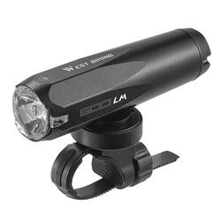 Phare de vélo multifonctionnel à détection de lumière 600 lumens Type-C