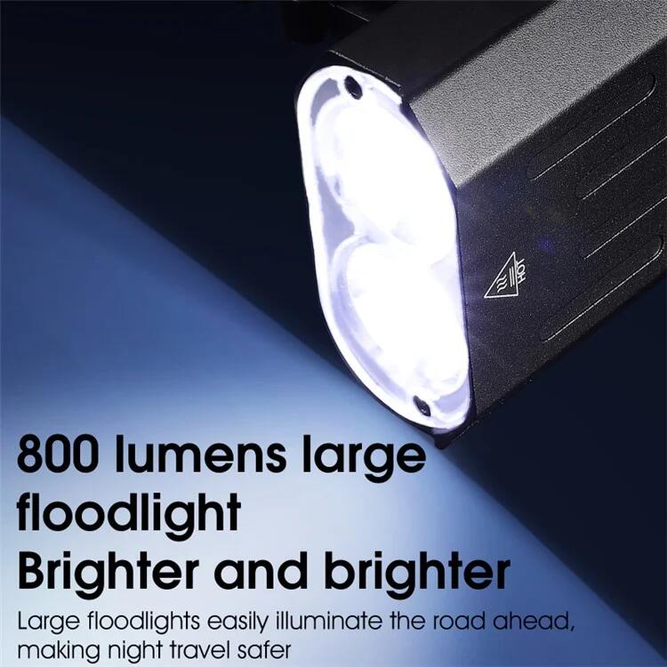Luzes de bicicleta ultra brilhantes e potentes de 800 lúmens 5/7