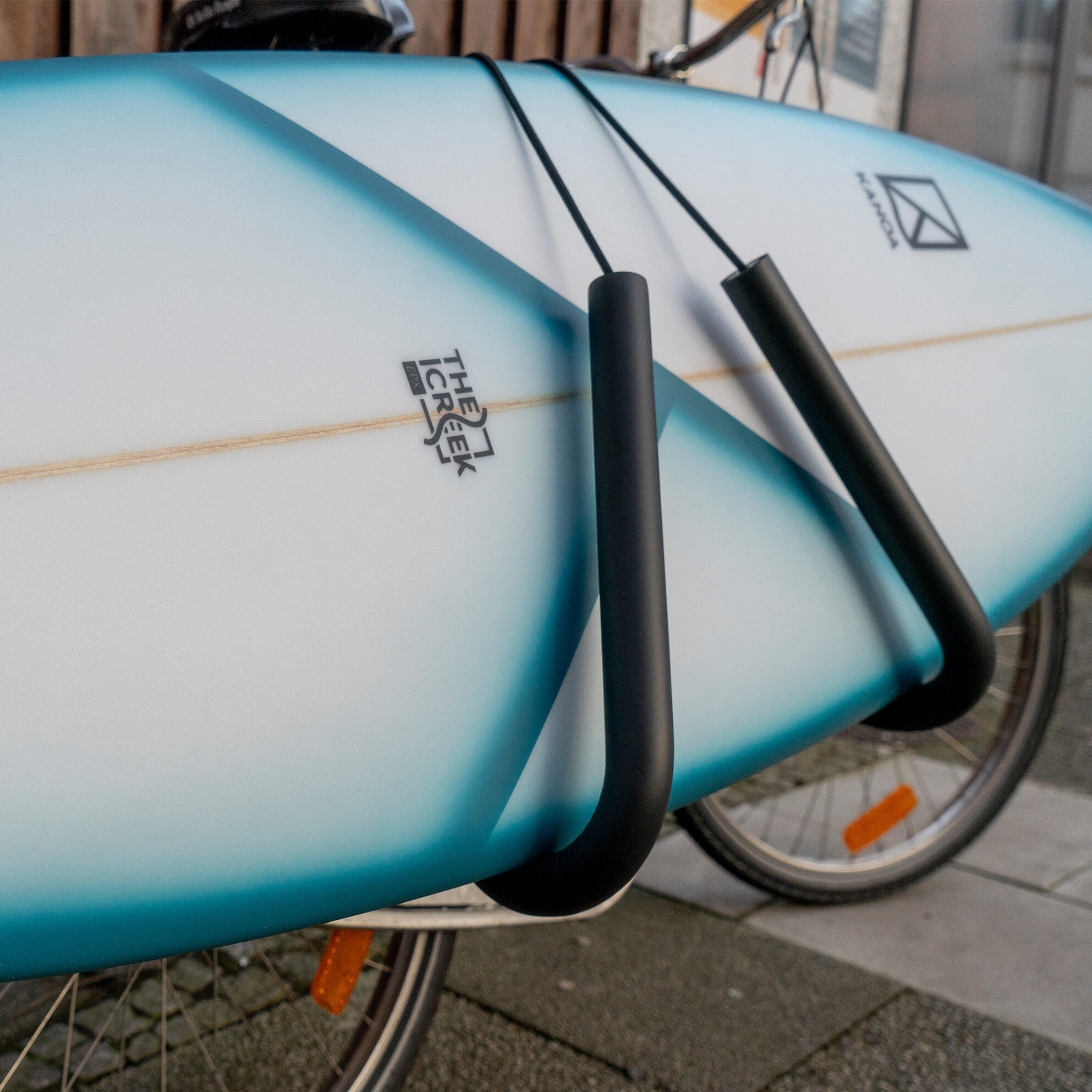 Support De Planche De Surf Pour Moto Shkalacar - Aluminium, Montage Latéral, Protection Éponge