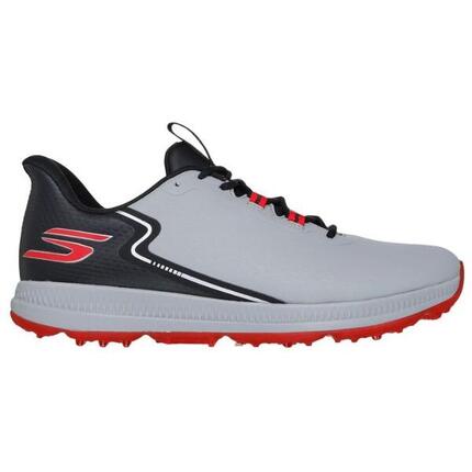 Chaussures de golf Skechers Go Golf Elite 6 pour homme, gris, noir, rouge