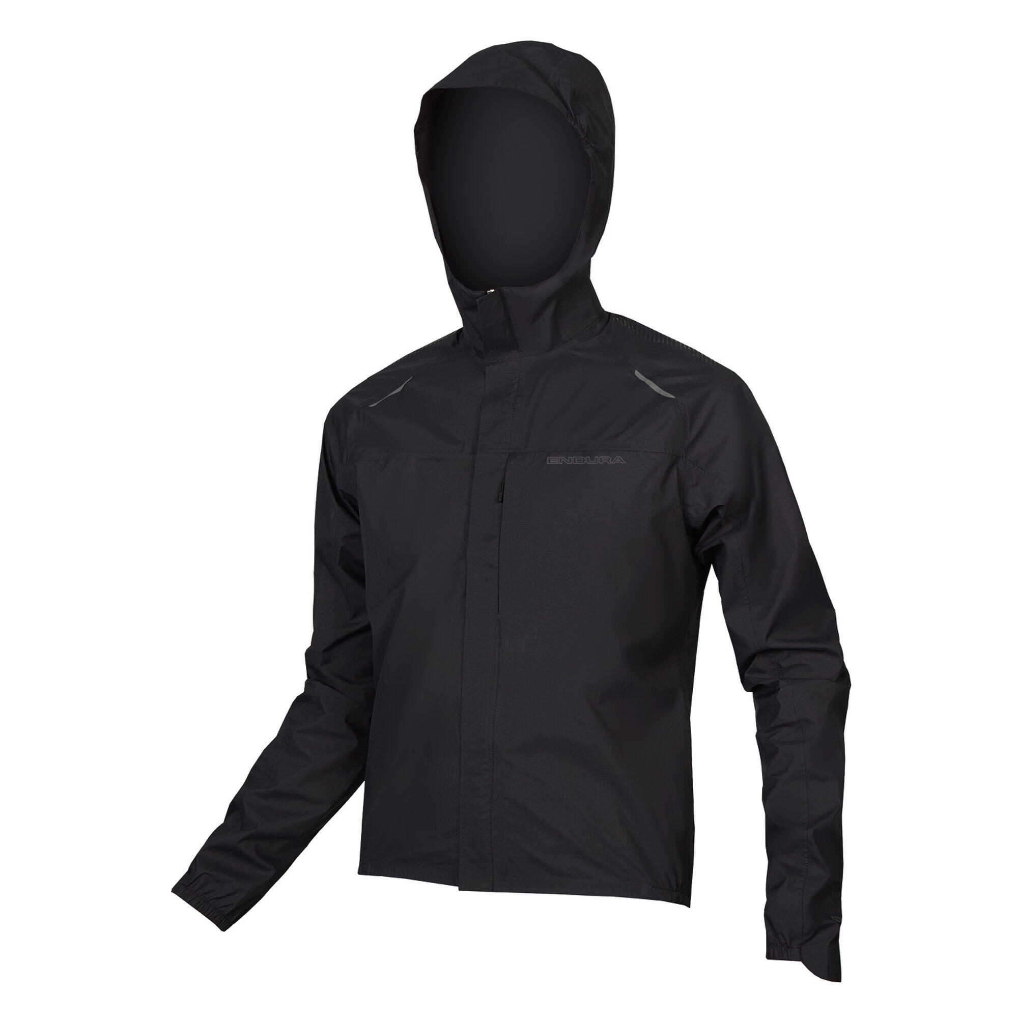 Herren Hardshell-Jacke Mit Kapuze 1/2