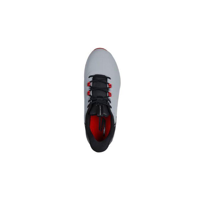 Skechers Go Golf Elite 6 Heren Golfschoenen Grijs Zwart Rood 5/5