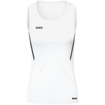 Jako challenge tanktop kinderen - wit / anthra light