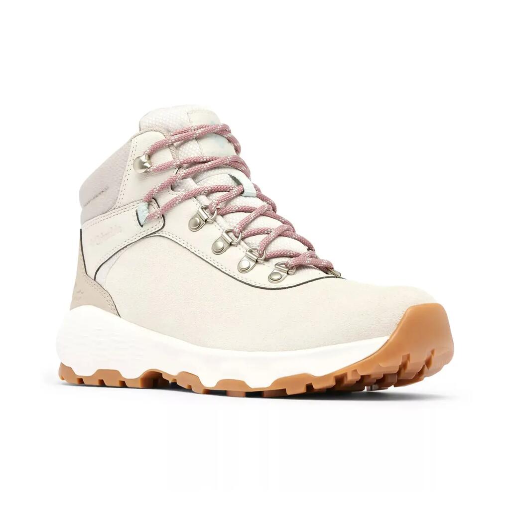 Womens/Ladies Newton Wander Leather Trainers (Beige)