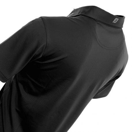 Footjoy Stretch Pique Polo Shirt Zwart 2/2