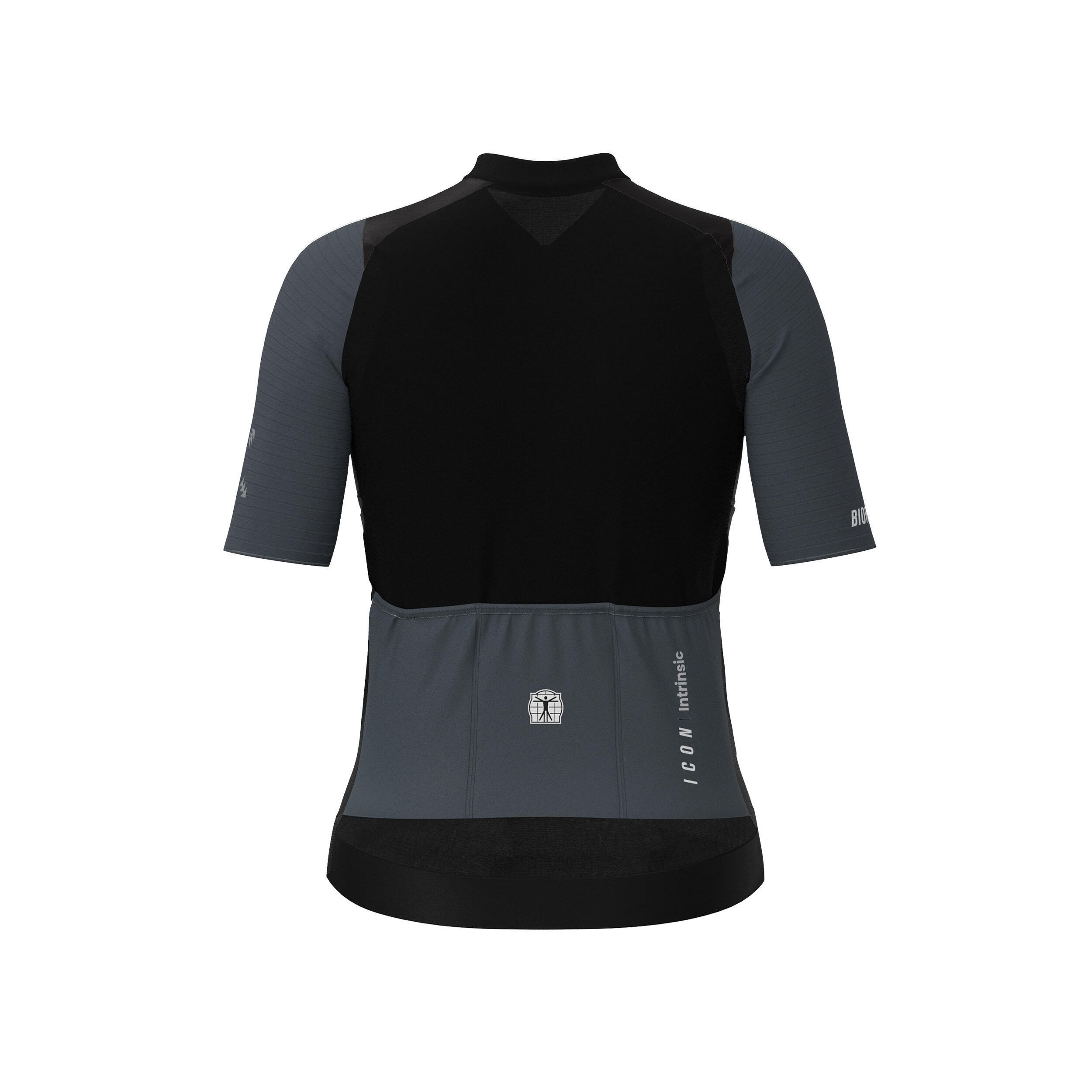 Wielershirt Korte Mouw Dames - Icon Black/Anthracite 2/7