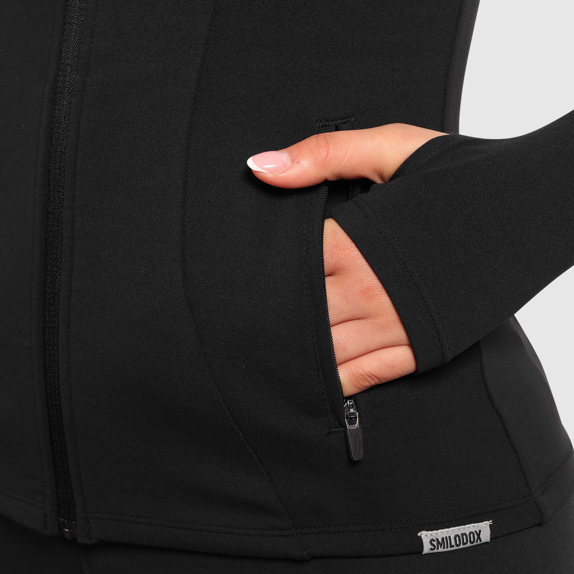 Damen Trainingsjacke Kenna Schwarz 6/6