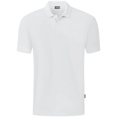 Polo - sport - kinderen - duurzaam piqué 100% biologisch katoen - wit