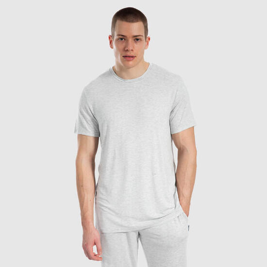 Herren T-Shirt Ilian Modal Grau Melange