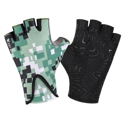 Gants de cyclisme d'été pour enfants demi-doigts, antidérapants