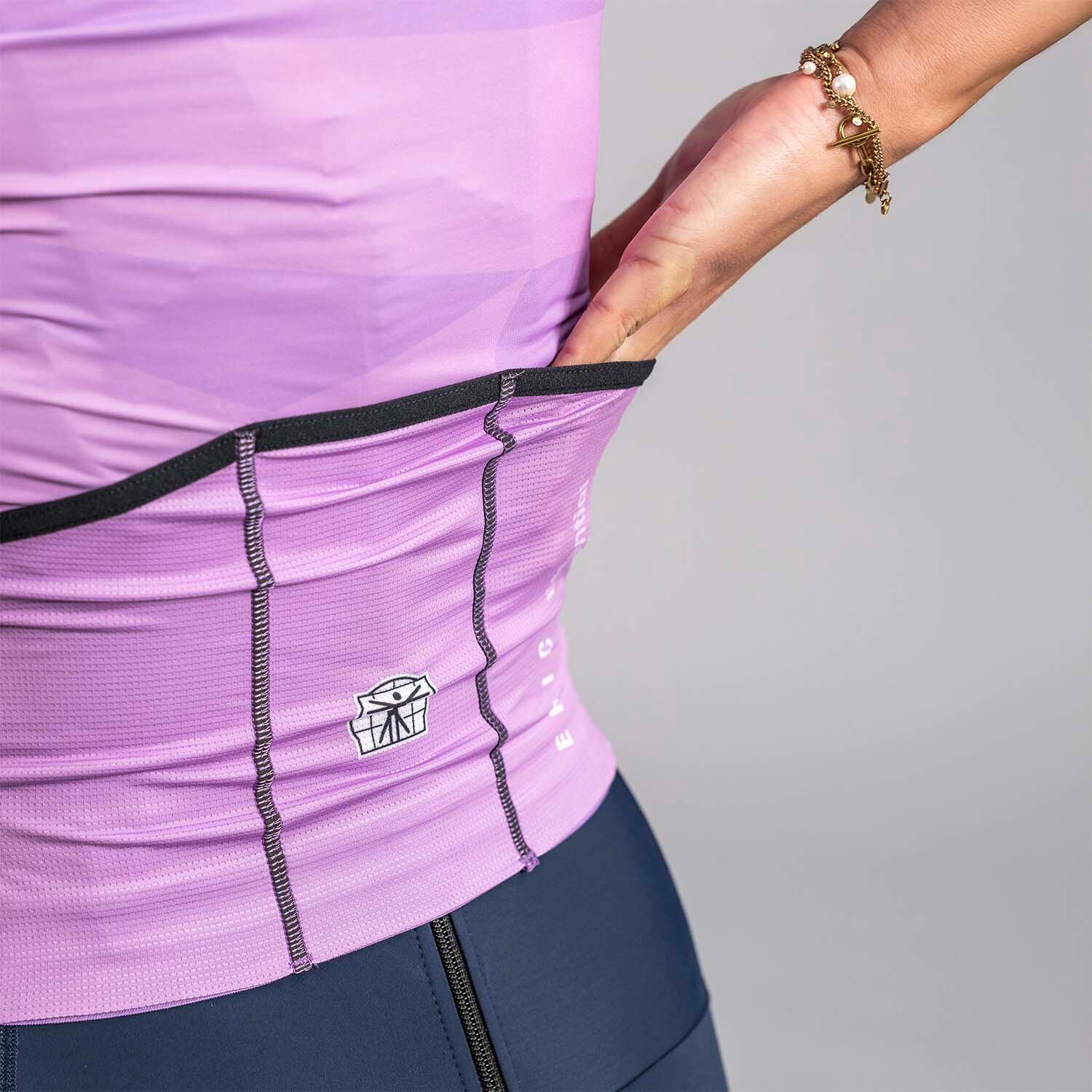 Radtrikot Kurzarm Damen - Epic Cloudy Pink 4/7