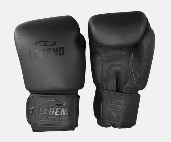 Legend Thai ELITE gants de boxe hommes/femmes noir mat