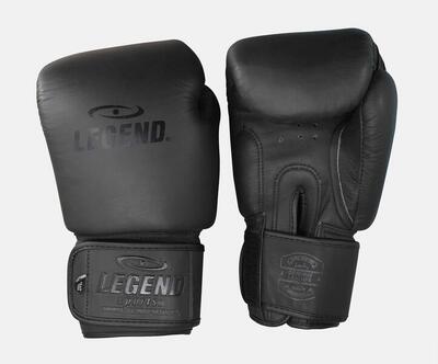 Legend thai elite bokshandschoenen heren/dames mat zwart
