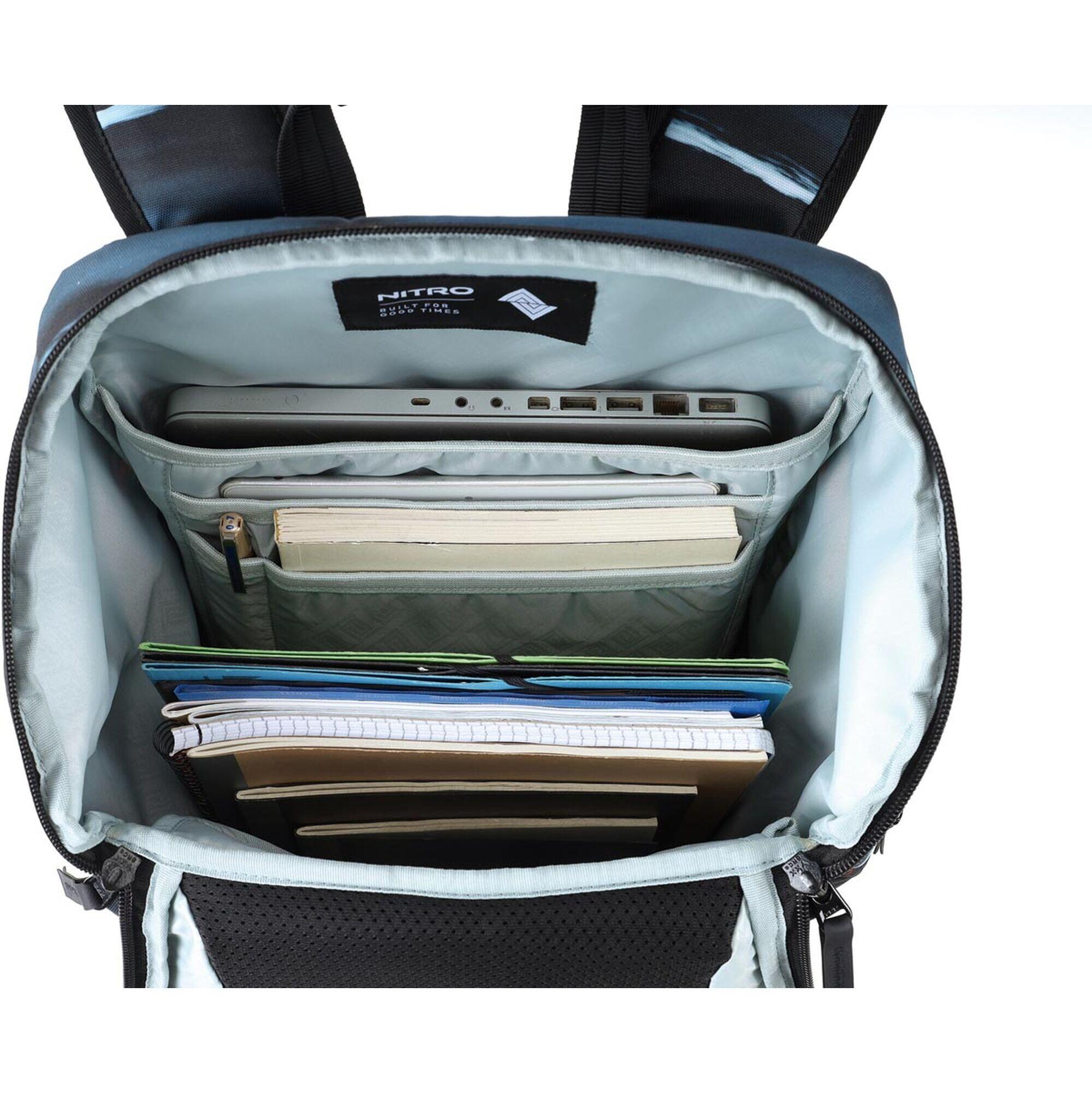 Damen Rucksack mit verstecktem Reißverschlussfach Tagesrucksack Nikuro Traveler 4/7