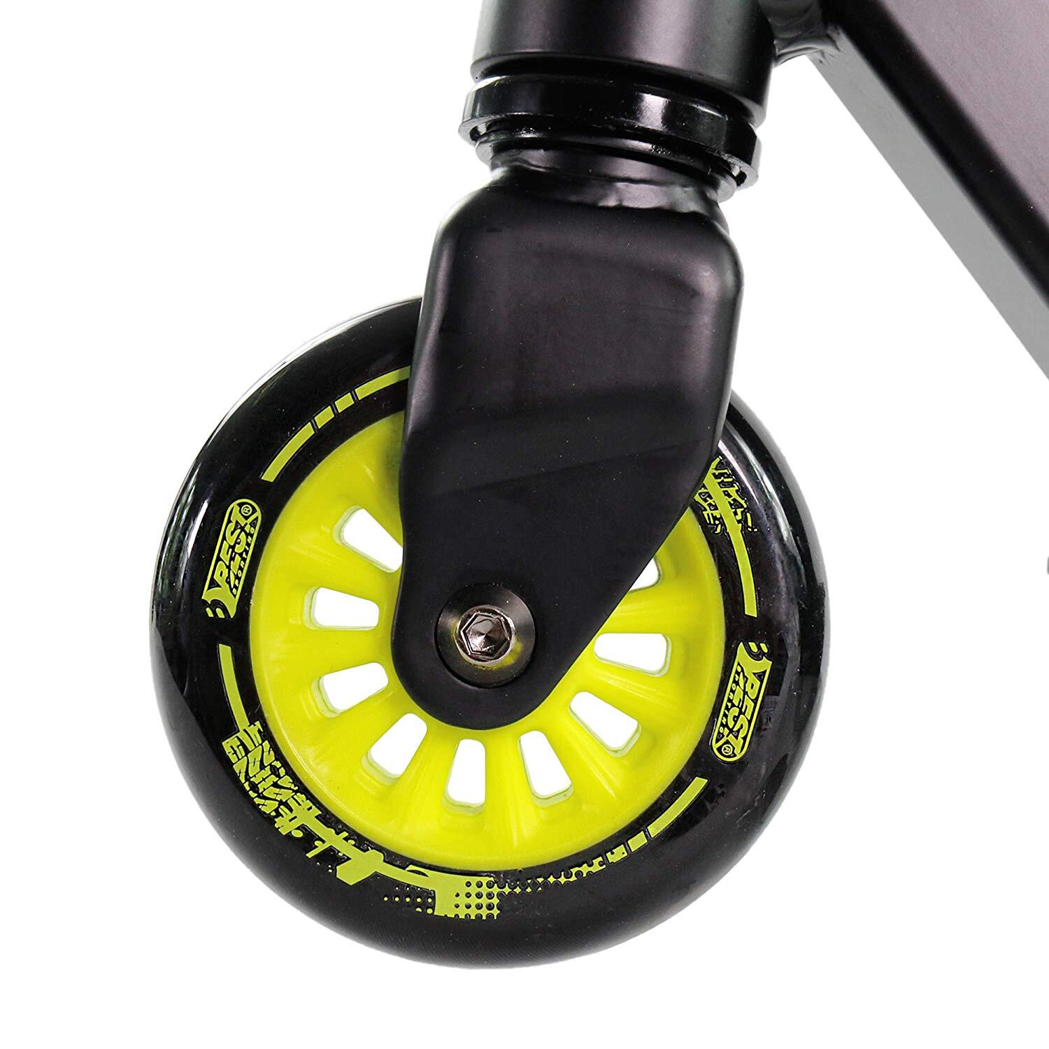Best Sporting 30421 Aluminium Stunt-Scooter schwarz gelb 2/5