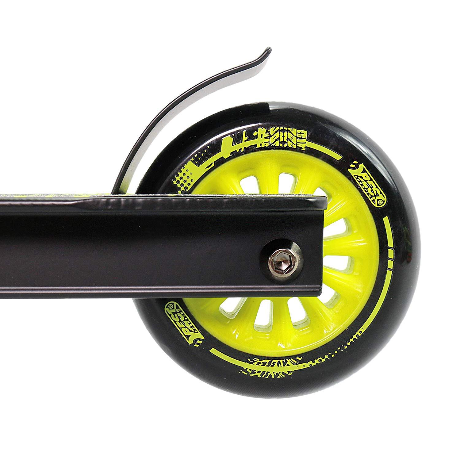 Best Sporting 30421 Aluminium Stunt-Scooter schwarz gelb 3/5