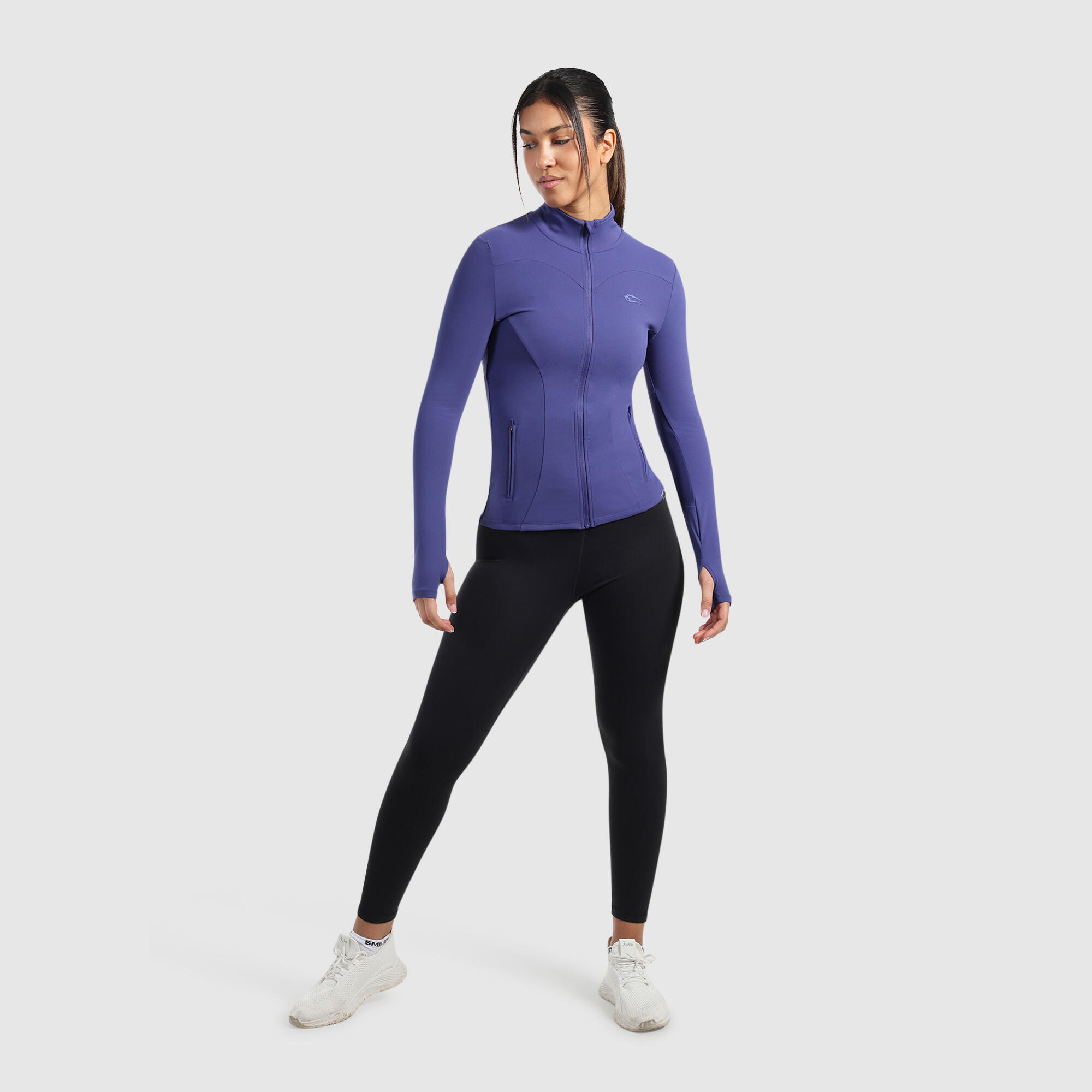 Damen Trainingsjacke Kenna Dunkel Blau 3/6