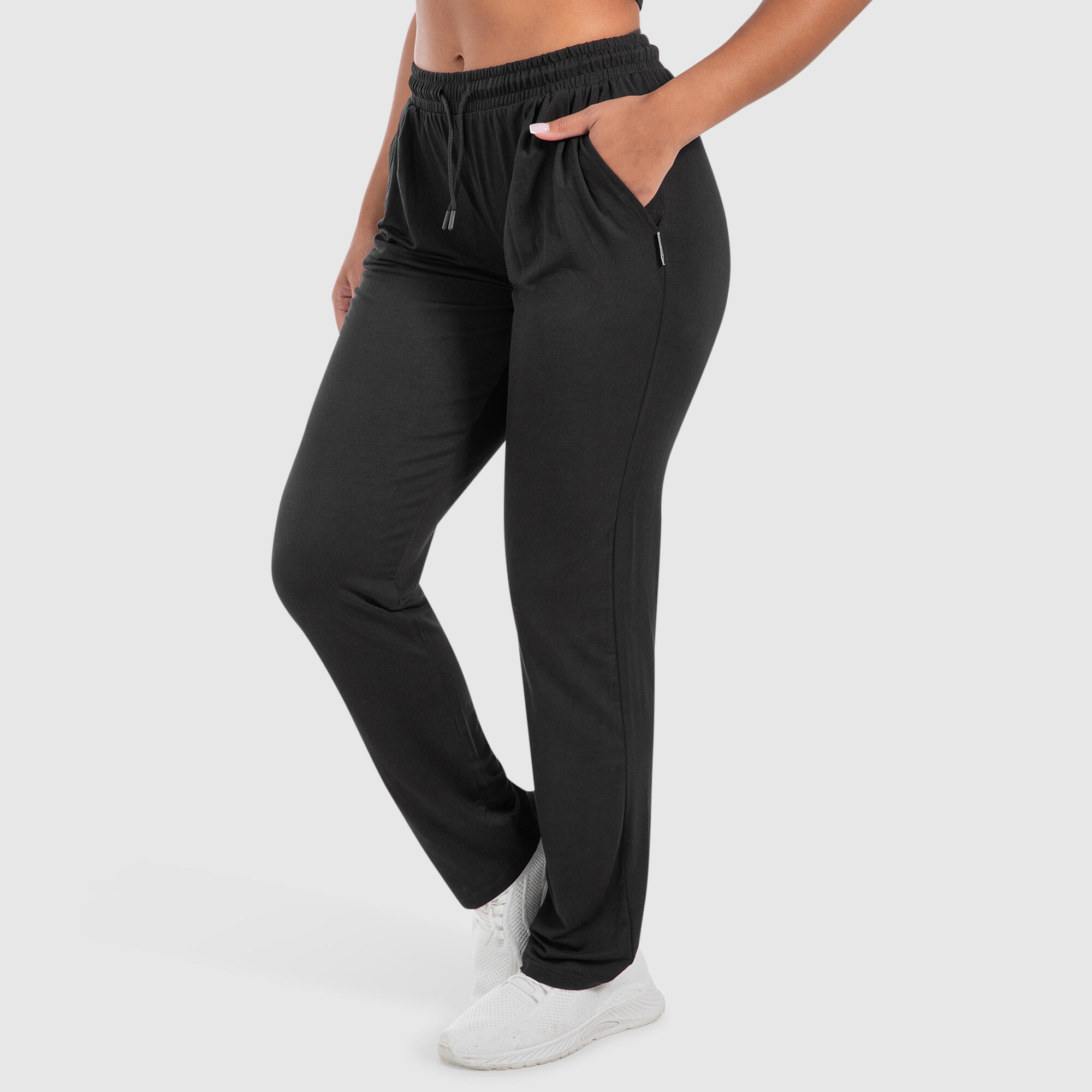 Damen Jogginghose Brielle Modal Schwarz 2/6