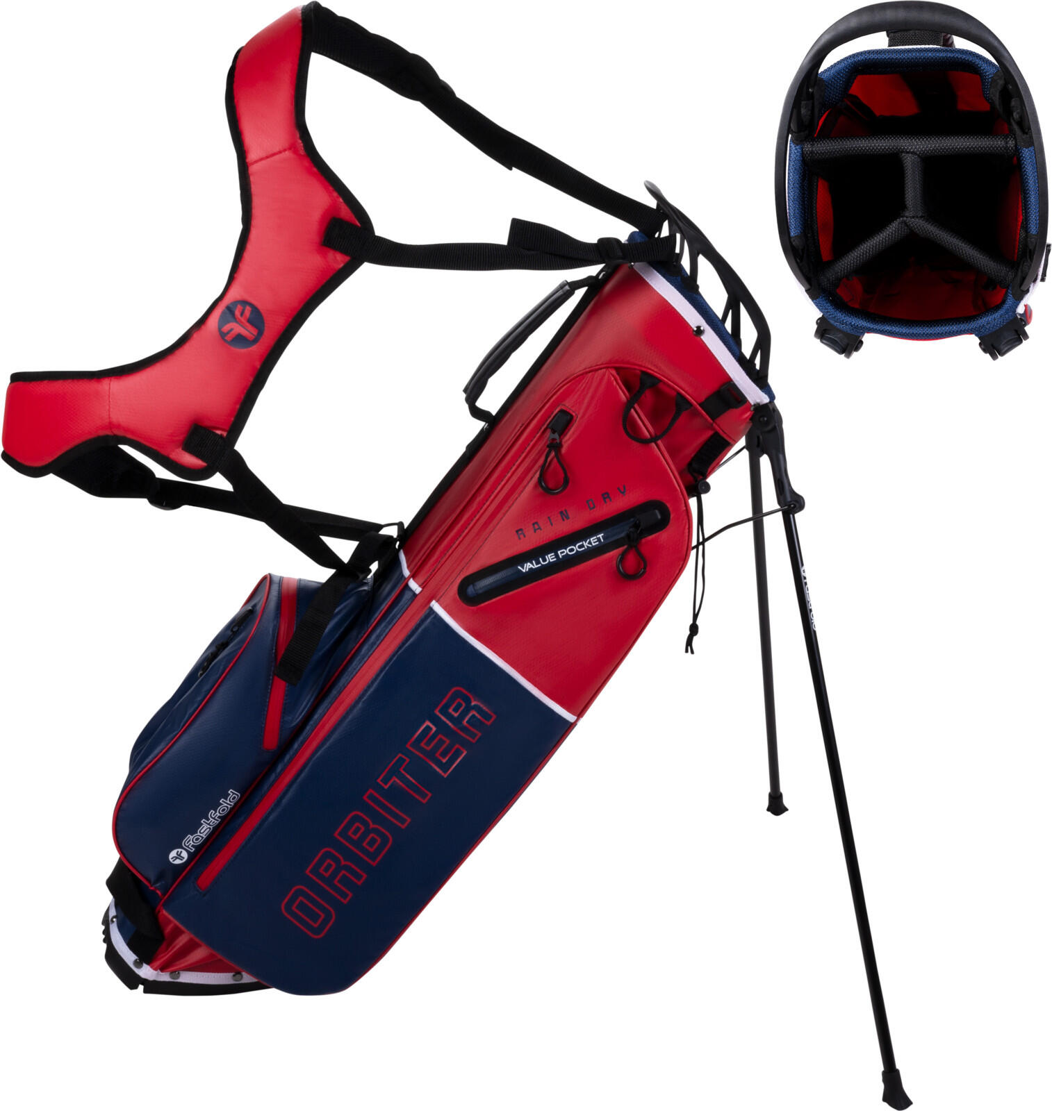 Fastfold Orbiter Rain Dry Standbag Rouge/Navy 2.0 4/4