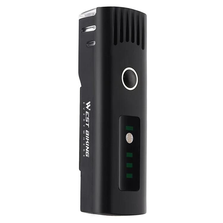 Phare de vélo à détection de lumière intelligente étanche IPX4 2/7