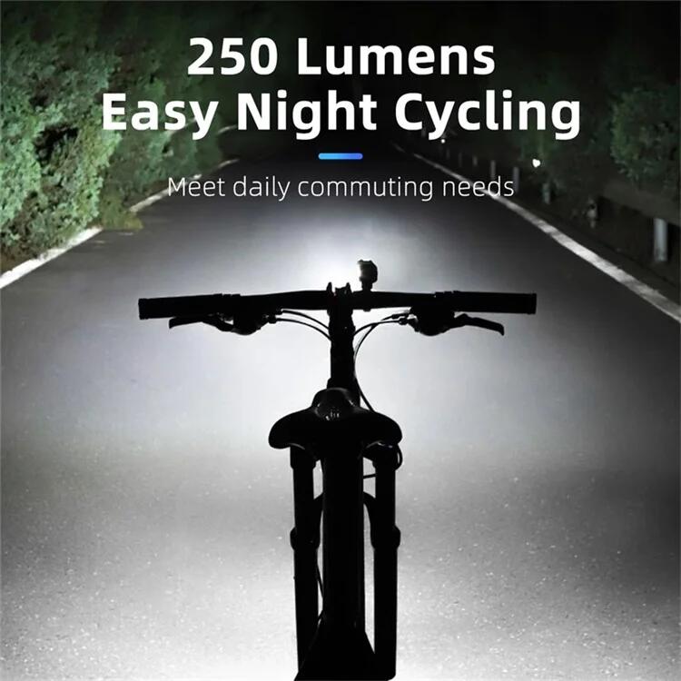 Phare de vélo à détection de lumière intelligente étanche IPX4 4/7