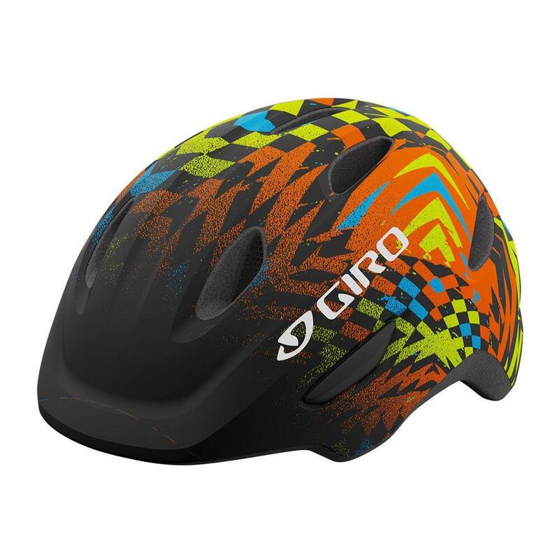 Kask Dziecięcy Giro Scamp Matte Black Check Fade - XS (45-49 cm)