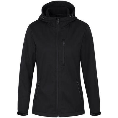 Jas jako softshell met capuchon en waterbestendig