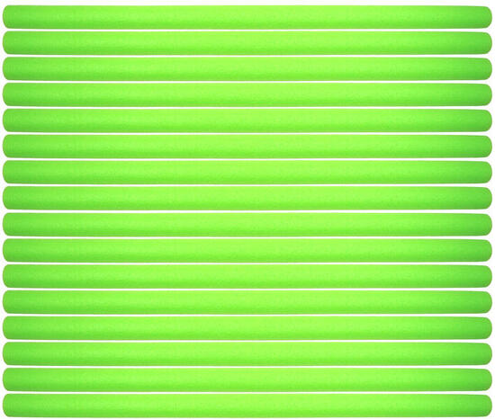 Best Sporting 57191-16 Ersatz Schaumstoffrohr 16 Stück grün ca. 100 cm