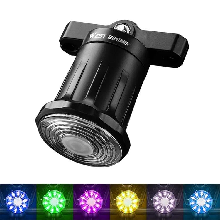 Colorful and Bright LED Bike Tail Light - Under Seat Installation