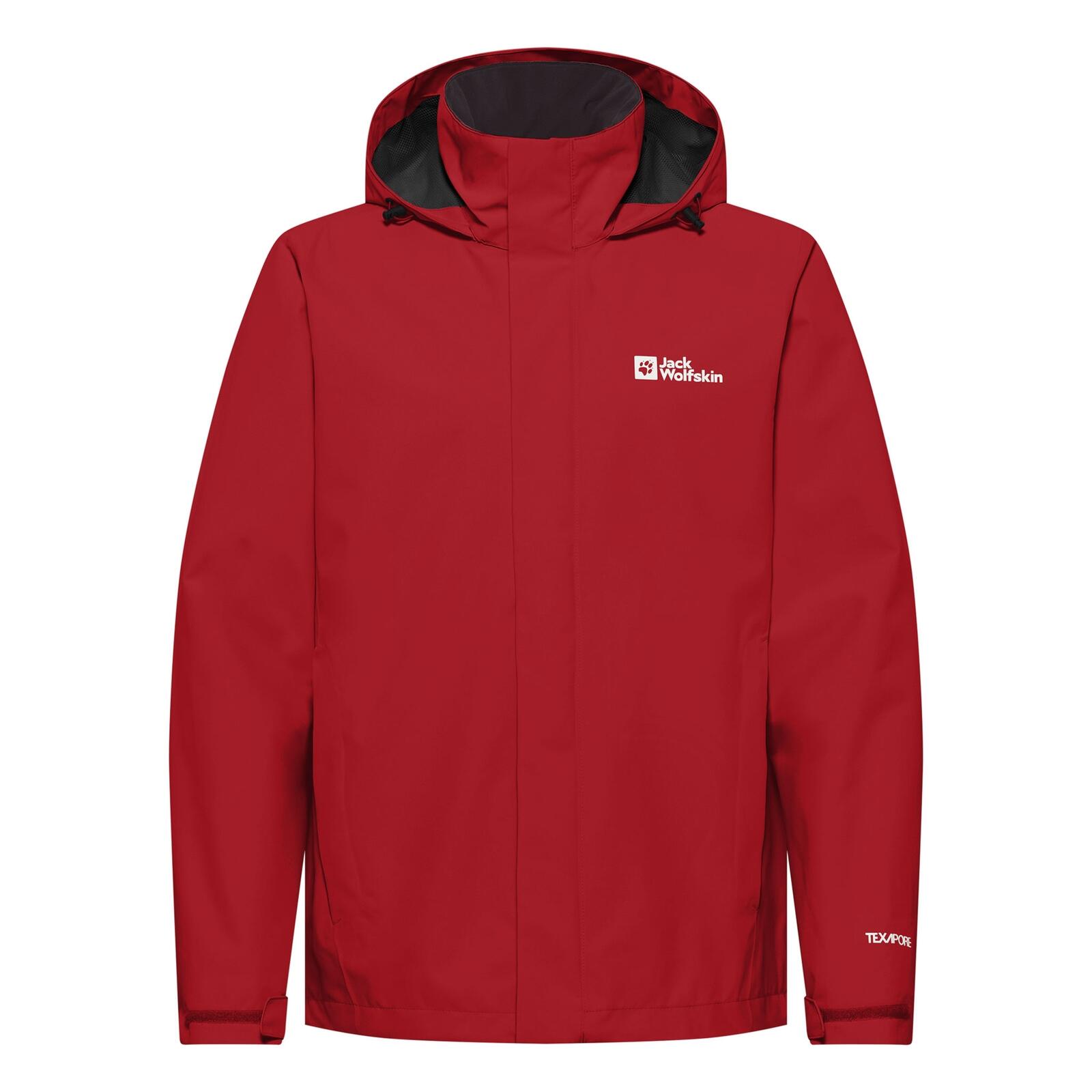 JACK WOLFSKIN Regenjacke wasserdicht atmungsaktiv Herren - Regenjacke Trailtime 2l Jkt M