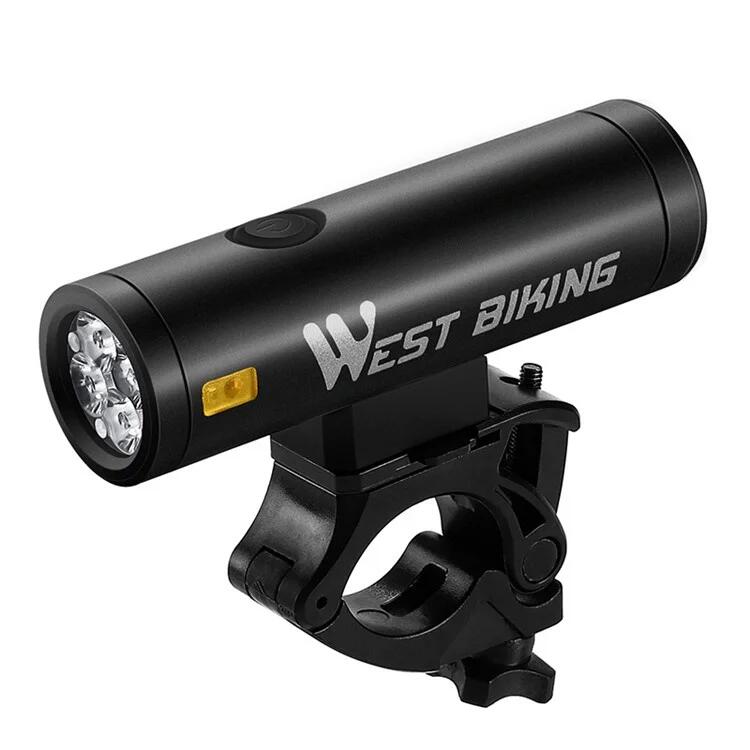 Luz frontal de bicicleta led recarregável de 2000 lúmens brilhante