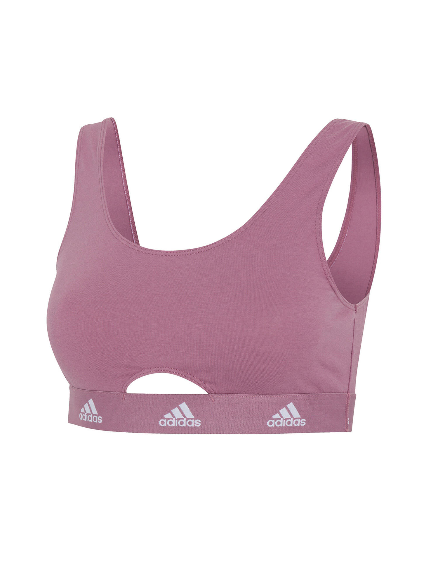 ADIDAS Training Bustier sportlich soft Damen - Scoop Bralette Sport Active Comfort Cott