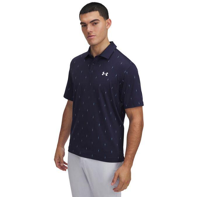 UNDER ARMOUR Under Armour T2G Printed-Polo Midnight Navy Wit
